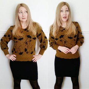 Retro Me Made Sweater Dress (S/M)